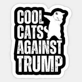Cats-Against-Trump Sticker